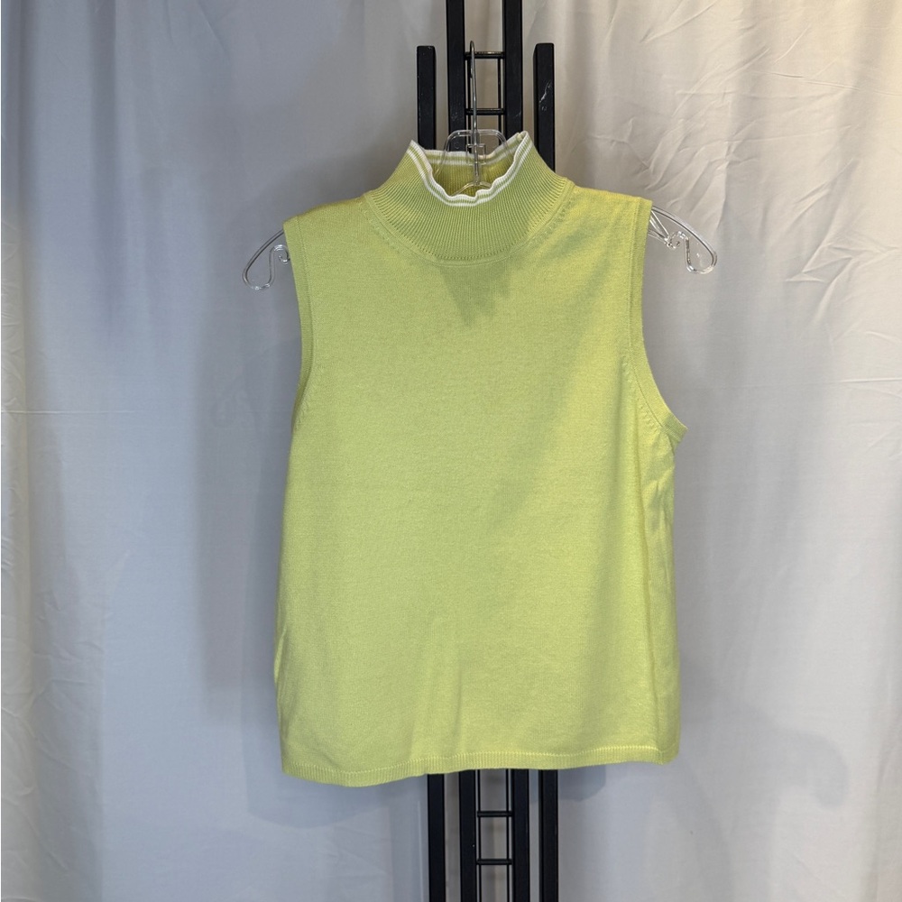 Christopher & Banks Lemon Yellow Sleeveless Tank